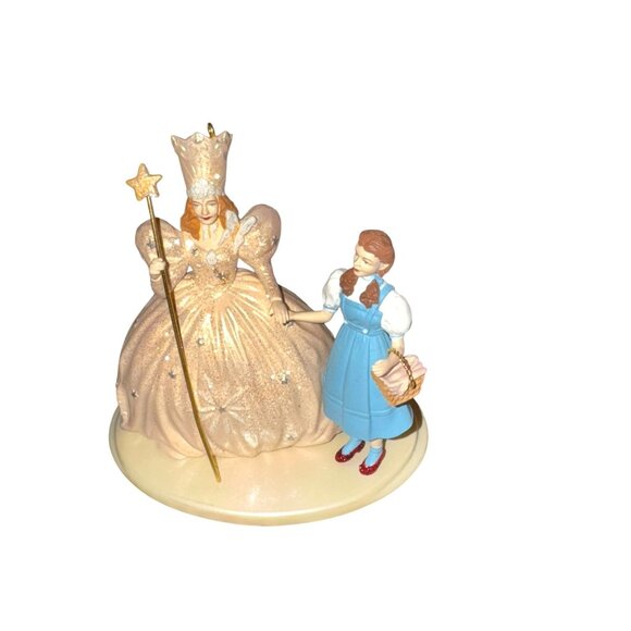 Dorothy & Glinda The Good Witch Ornament & Display Stand Hallmark Keepsake - Picture 5 of 10